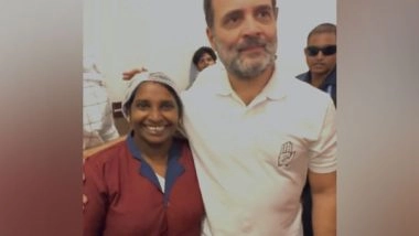 India News | Rahul Gandhi Shares Candid Moment with Restaurant Staff on His Way to Wayanad