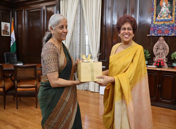 World News | Sri Lanka High Commissioner Kshenuka Senewiratne Calls on Finance Minister Nirmala Sitharaman
