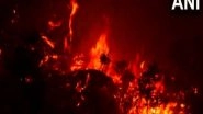 India News | Udhampur: Kaldi Forest Engulfed in Flames for Last Three Days, Forest Resources Destroyed