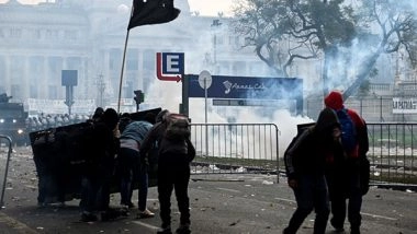 World News | Argentina: Clashes Erupt Between Police, Anti-govt Protesters as Congress Debates Reform Bill