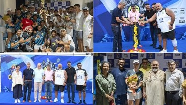 Business News | Gujarat Premier Pickleball League Concludes with Enthralling Action and Rain-Interrupted Finale
