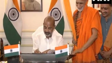 India News | Bandi Sanjay Kumar Assumes Charge as Minister of State in Union Home Ministry