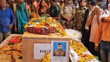 India News | MP: Last Rites of Chhindwara's CRPF Jawan Kabir Das Performed Who Died in Anti-terror Operation in J-K
