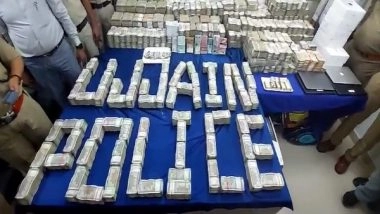India News | MP: Police Bust International Betting Gang in Ujjain, Arrest Nine Persons, Recover Rs 14 Crore in Cash