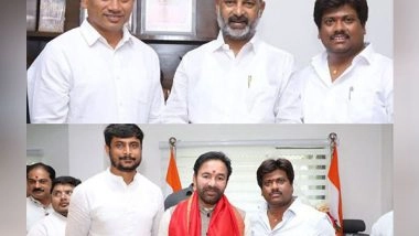 Business News | Akkala Sudhakar Congratulates Newly Elected Union Ministers Kishan Reddy and Bandi Sanjay Kumar