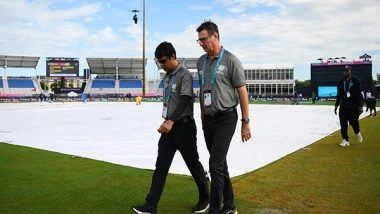 Sports News | T20 WC: Toss for Super 8 Defining Clash Between Ireland-USA Delayed Due to Wet Outfield