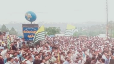 World News | PoJK: Pallandri Protests Demand Release of Kashmiri Activists