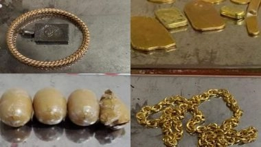 India News | Mumbai Customs Seize over 10 Kg Gold in 3 Days, Five Passengers Arrested