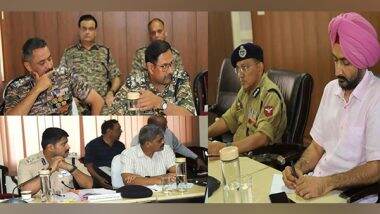 India News | ADGP Jammu Reviews Arrangements for Amarnath Yatra, Focus on Safety and Emergency Response Measures