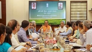 Business News | Agriculture Minister Shivraj Singh Chouhan Reviews Preparation of Kharif Crop Season