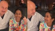 Entertainment News | Satish Kaushik's Daughter Vanshika Wishes Uncle Anupam Kher Happy Father's Day