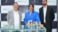 Business News | Salaar Actress Sriya Reddy Unveils Special Edition Timex and Guess Watches at Kamal Watches,Aparna Mall for Their 55th Anniversary