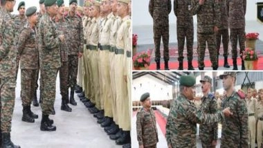 India News | Army Chief Gen Manoj Pande Reviews Training Activities of Garhwal Rifles