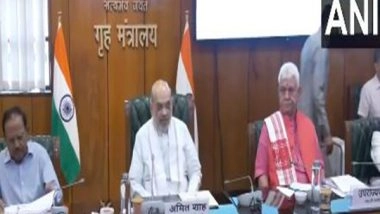 India News | Amit Shah Chairs High-level Meeting to Review J-K Security