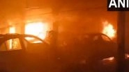 India News | Uttar Pradesh: Several Cars Gutted in Kanpur Car Workshop Fire, No Casualties Reported
