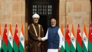 World News | PM Modi Extends Wishes to Oman Sultan on Eid Al-Adha