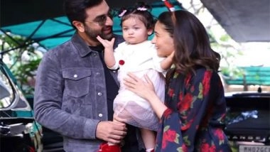 Entertainment News | Alia Bhatt Gives a Glimpse of Ranbir's Daddy Time with Daughter Raha