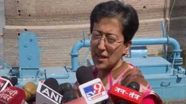 India News | Delhi Water Crisis: AAP Minister Atishi Appeals to Haryana Government to Release Water