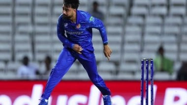Sports News | T20 WC: Afghanistan Captain Rashid Khan Wins Toss, Elects to Field Against West Indies