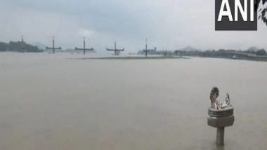India News | Assam: Water Level of Brahmaputra River Rises Due to Torrential Rain