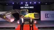 Business News | Volvo CE Unveils New 'Built for Bharat' EC210 Hydraulic Excavator