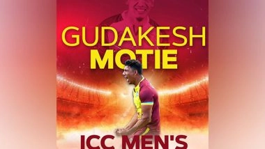 Sports News | Cricket West Indies Congratulates Gudakesh Motie on ICC Player of Month Award