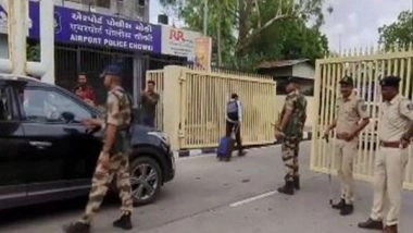 India News | Gujarat's Vadodara Airport Receives Bomb Threat Email, Security Tightened