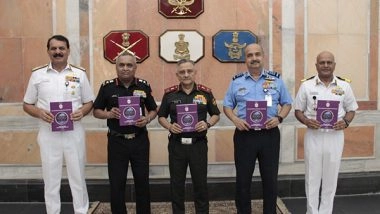 India News | CDS Gen Anil Chauhan Releases Joint Doctrine for Cyberspace Operations