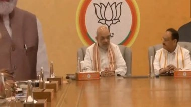 India News | Amit Shah Holds Maharashtra BJP Core Group Meeting at Delhi