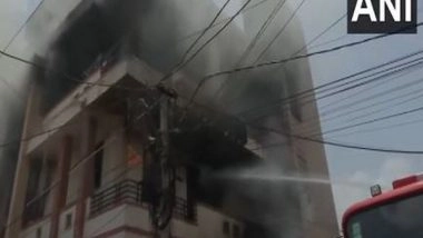 India News | Fire Broke out in Warehouse in Raghu Vihar Area of Jaipur