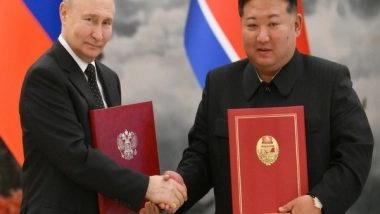 World News | Putin and Kim Jong-un Forge 'breakthrough' Partnership, Pledge Mutual Support