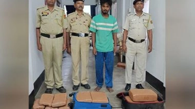 India News | Agartala RPF Seizes 41 Kilograms of Cannabis from Peddler at Railway Station