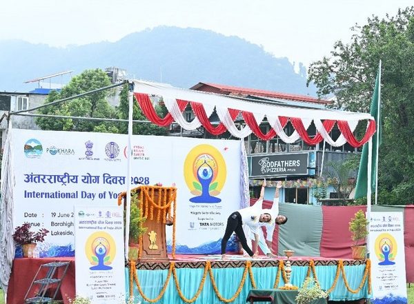 World News | Nepal: Indian Embassy Organises Yoga Demonstration in Pokhara Ahead of International Day of Yoga