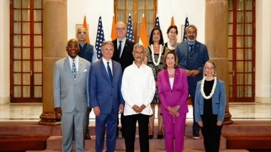 World News | Jaishankar Meets US Congressional Delegation, Appreciates Their Support for Strategic Partnership