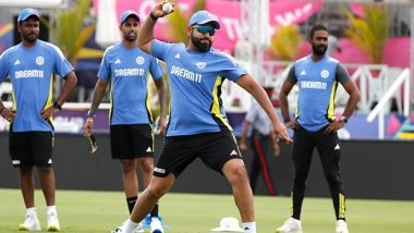 Sports News | T20 WC: Kuldeep Replaces Siraj as India Win Toss, Opt to Bat First Against Afghanistan