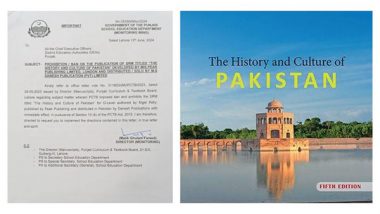 World News | Freedom of Speech Under Scrutiny as Pakistan's Punjab Reportedly Bans Yet Another Book