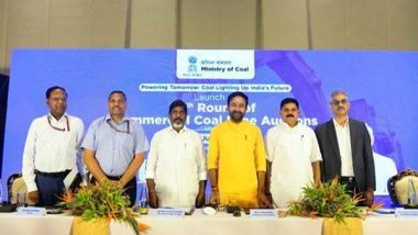 India News | Union Minister G Kishan Reddy Launches 10th Tranche of Commercial Coal Mine Auctions