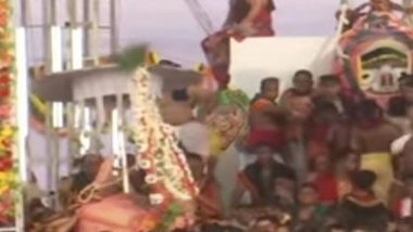 India News | Odisha: Devotees Throng Lord Jagannath Temple in Puri on Snana Purnima
