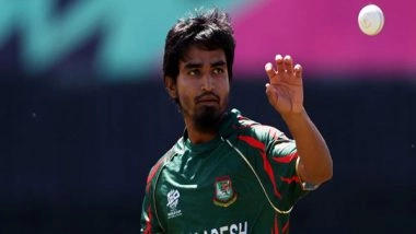 Sports News | Tanzim Hasan Sakib, Rishad Hossain Equal Record of Taking Most Wickets for Bangladesh in Single T20 WC with Shakib Al Hasan