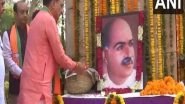 India News | BJP's Delhi Chief Virendra Sachdeva, Sudhanshu Trivedi and Others Pay Tribute to Syama Prasad Mookerjee on Death Anniversary