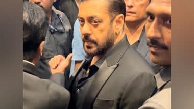 Entertainment News | Salman Khan Arrives in Style to Attend Sonakshi Sinha, Zaheer Iqbal's Wedding Reception