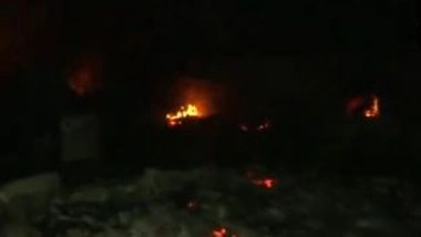 India News | J-K: Fire Breaks out at Scrapyard in Trikuta Nagar