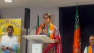 World News |  Smriti Irani Attends Overseas Friends of BJP Victory Celebration for PM Modi's Third Term