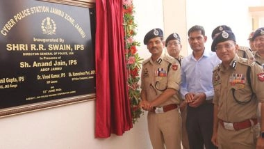 India News | J-K DGP Inaugurates New Building of Cyber Police Station at Jammu's Bagh-e-Bahu