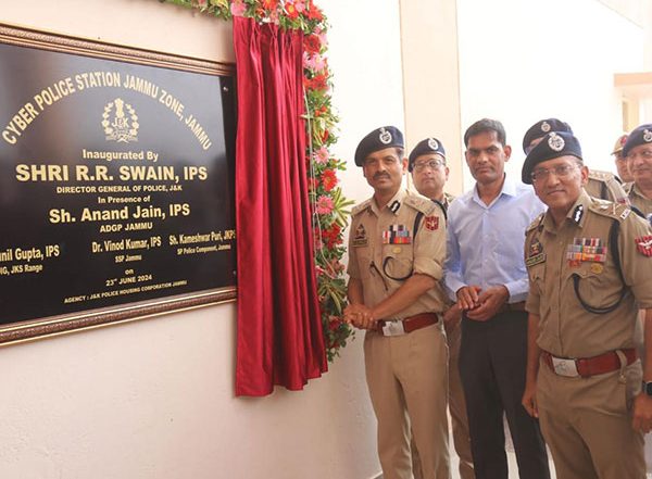 India News | J-K DGP Inaugurates New Building of Cyber Police Station at Jammu's Bagh-e-Bahu