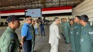 World News | Indian Envoy Visits Berighat Air Base to Meet IAF Contingent in Egypt
