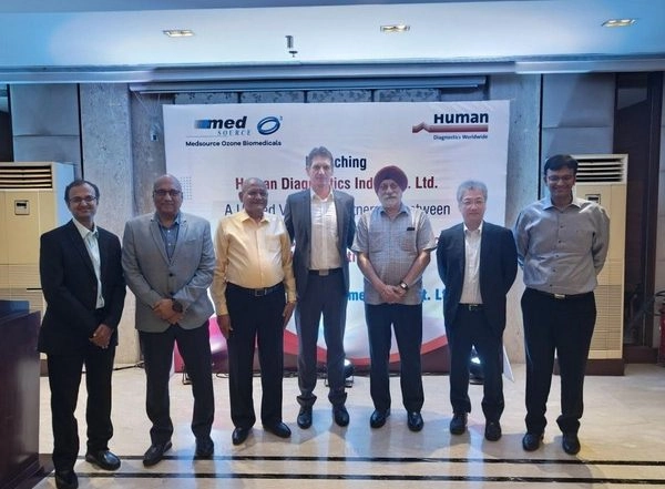 Business News | Human GmbH Diagnostics and Medsource Ozone Biomedicals Announce JV for Setting Up of Human Diagnostics India