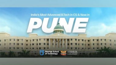 Business News | Newton School of Technology Launches in Pune for Its B.Tech in CS & AI Program with Ajeenkya DY Patil University