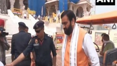 India News | Haryana CM Nayab Saini Seeks Blessings at Ayodhya's Ram Temple with Cabinet Ministers