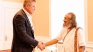 World News | Sri Sri Ravi Shankar Meets Iceland PM Benediktsson; Discusses Mental Health, Societal Welfare